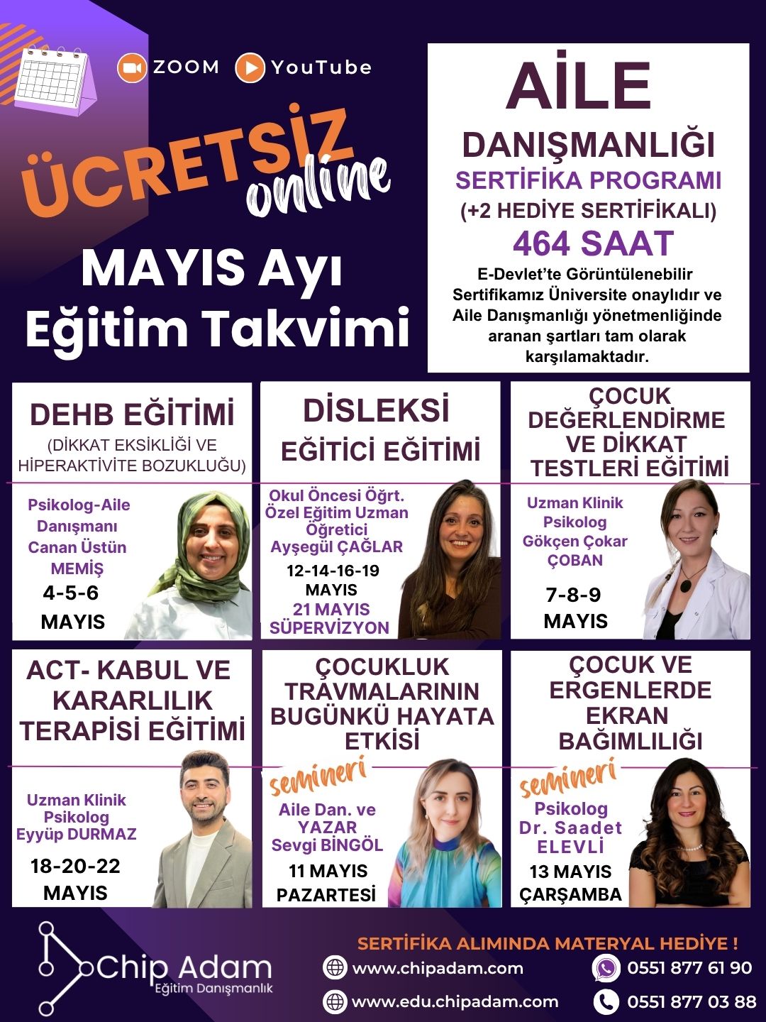  / MAYIS AYI EĞİTİM TAKVİMİMİZ
